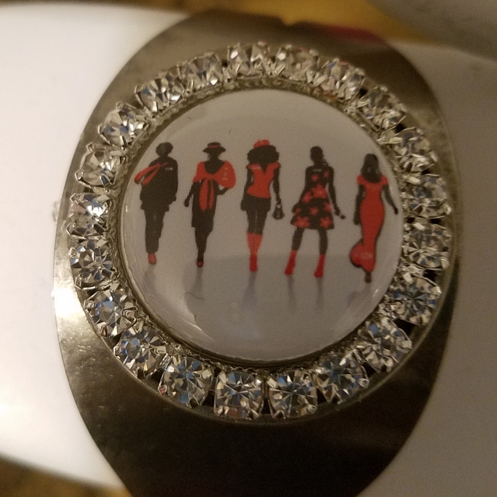 DELTA Sigma Theta sorority cuff bracelet